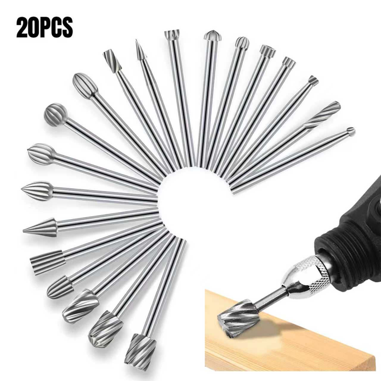 Набор из 20 роторных сверл и ф – обзор и цена Wood Chisel Set